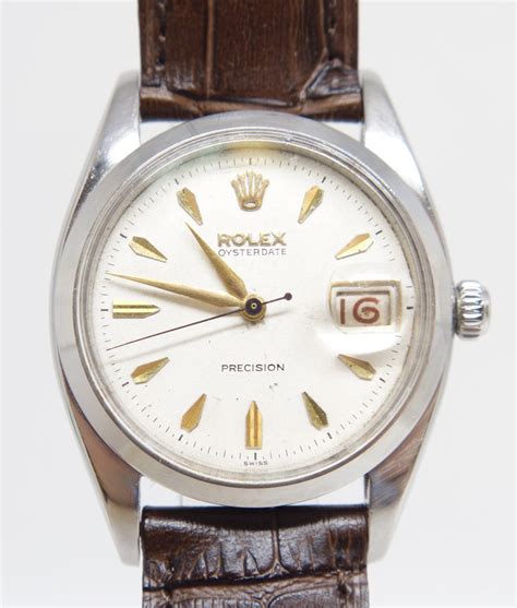 vintage rolex oyster precion watch|rolex oysterdate precision 6494.